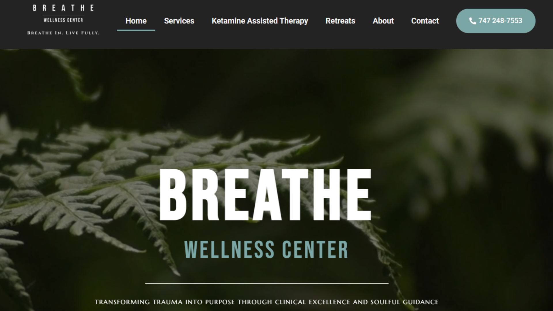 Retreat and wellness website design by UpWave Consulting with brand-focused web design and conversion path