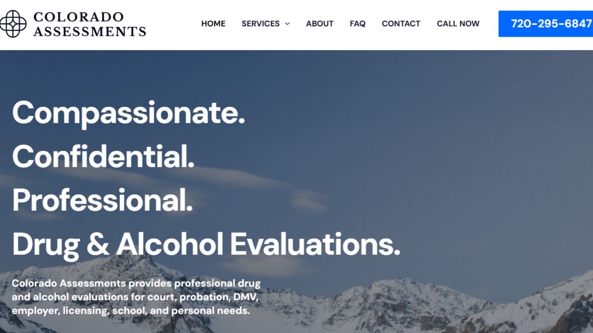 Add-on professional practice website designed by UpWave Consulting for local organic search visibility